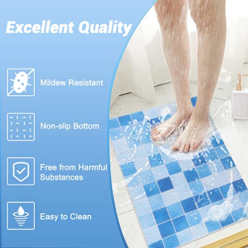 Shower Mat Non-Slip, Soft Comfort Bath Mat with Drainage Holes, PVC Loofah Massage Bathmat for Shower,Tub,Bathroom,Wet Areas, Quick Drying by ZOESOE - Image 7