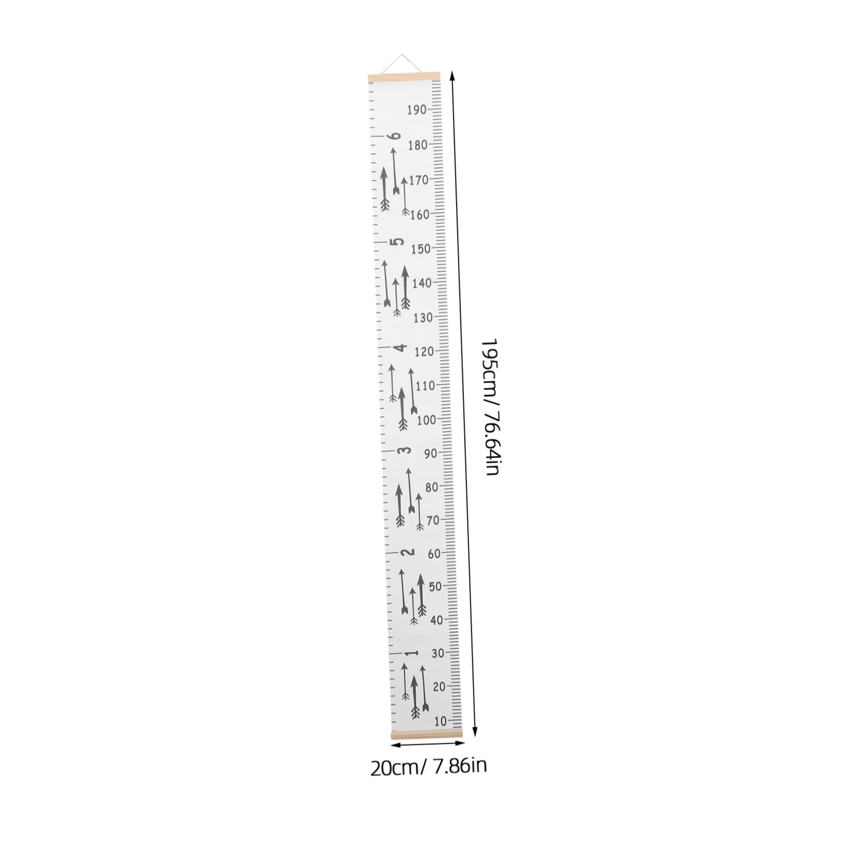 5 Pz righello di tabella di misurazione ' grafico di crescita del misuratore bambini Misuratore di per bambini grafico Di legno Cabilock