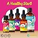 Kiddivit Baby Calcium Liquid Drops with Vitamin D3 & K2-24 Daily Servings, 4 Fl Oz (120 mL) - Inulin Fortified (Prebiotic, Dietary Fiber) - Sugar Free, Gluten Free, Vegetarian Friendly