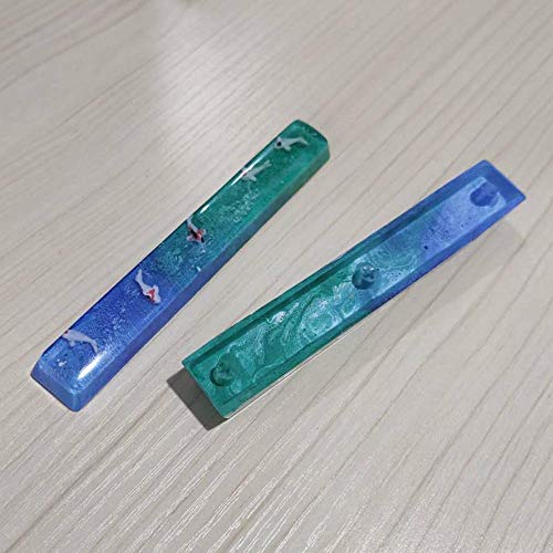 Teclado Mecánico Spacebar Resina Turquesa Cherry MX miniatura 5