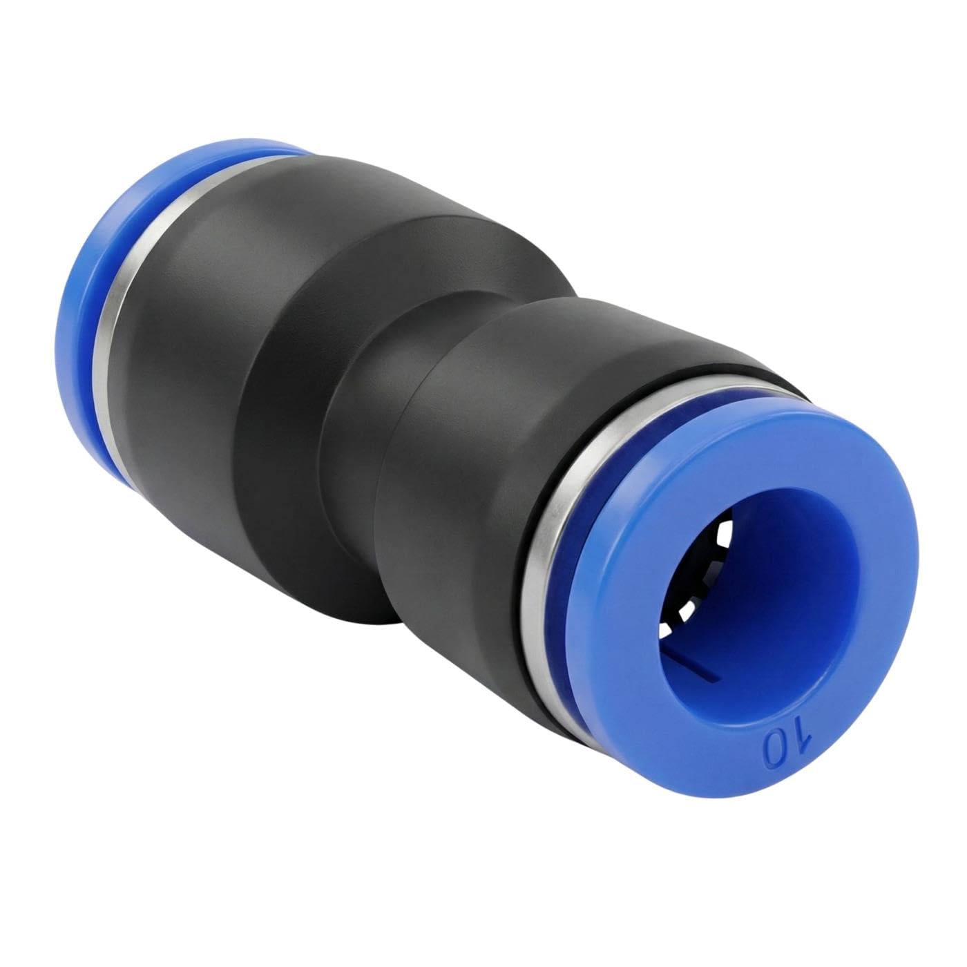 Reducción neumática Lumonic de 12mm a 10mm para manguera de poliuretano y sistemas de aire comprimido