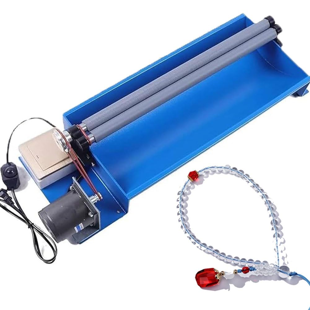 Elektryczny spinner do produkcji biżuterii, regulowana prędkość 0-1600 obr./min, narzędzie do gwintowania koralików z igłami, przenośna bransoletka i urządzenie do tworzenia naszyjników