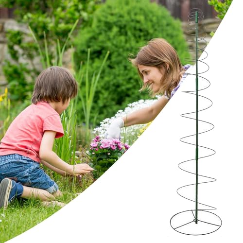 Treillis de jardin obélisque extérieur pour fleurs et haricots - 4