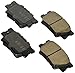 Akebono Performance ASP1212 Akebono Performance Ultra Premium Ceramic Disc Brake Pad Kit