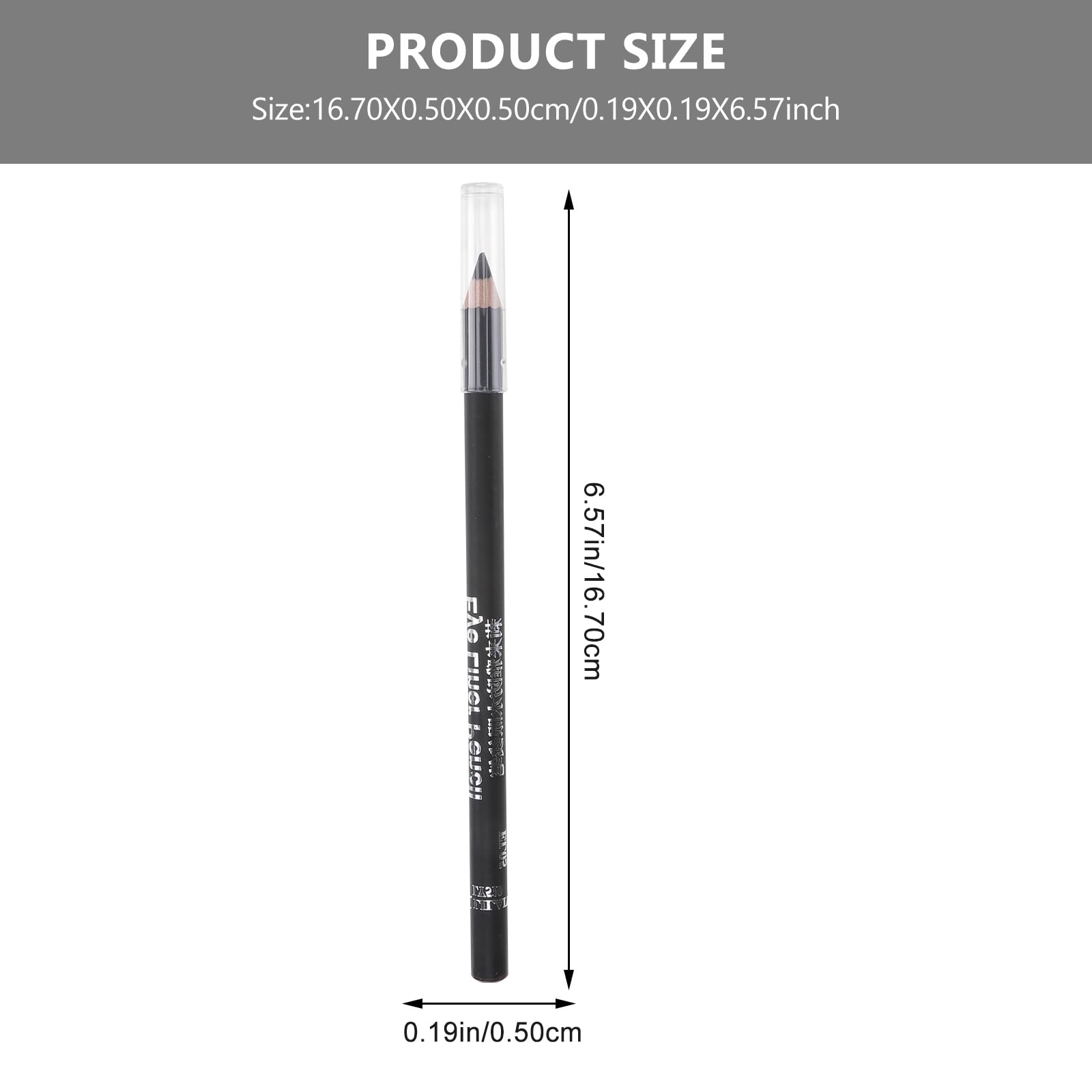 FRCOLOR Waterproof Gel Eyeliner Pencil Black - Image 2