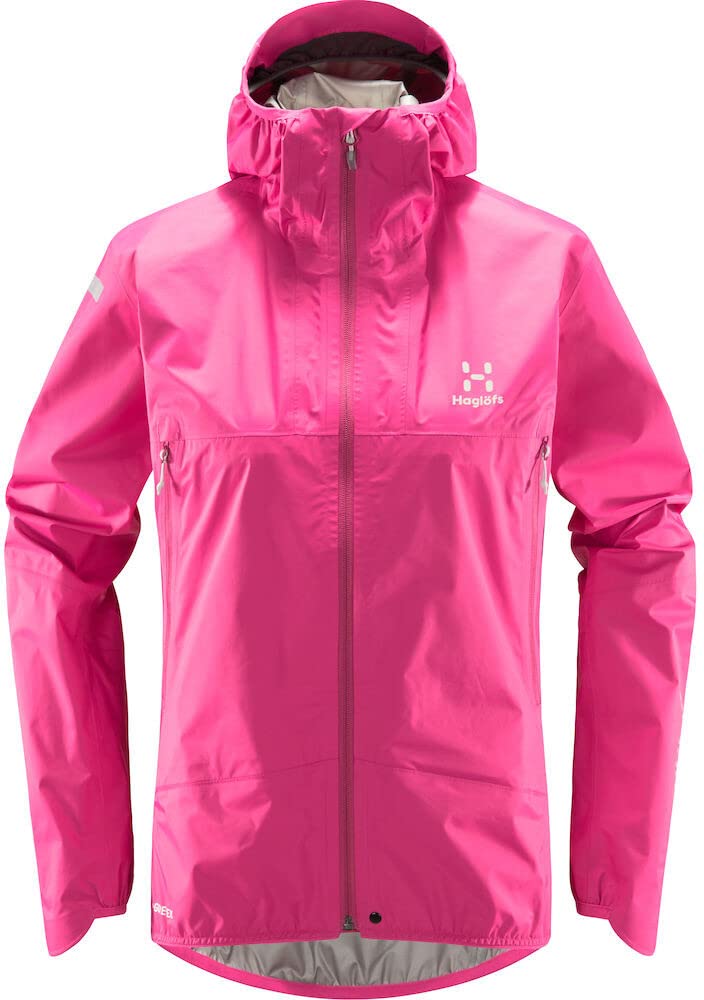 Chaqueta impermeable premium de mujer resistente al viento con acabados técnicos 7