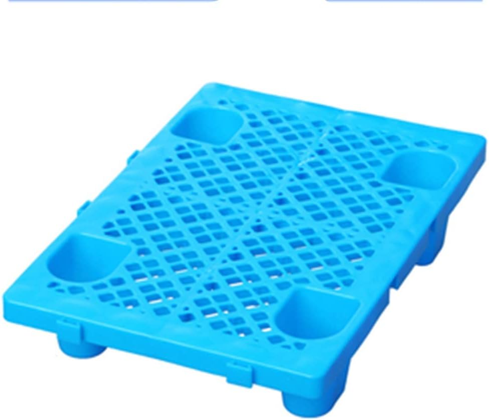 WIGING Plastic Pallets Storage Racks, 300-500KG Load-Bearing Safety Storage Grid Pads, HDPE Warehouse Moisture Proof Pad for Supermarket Kitchen (Size : 60x50x12cm)