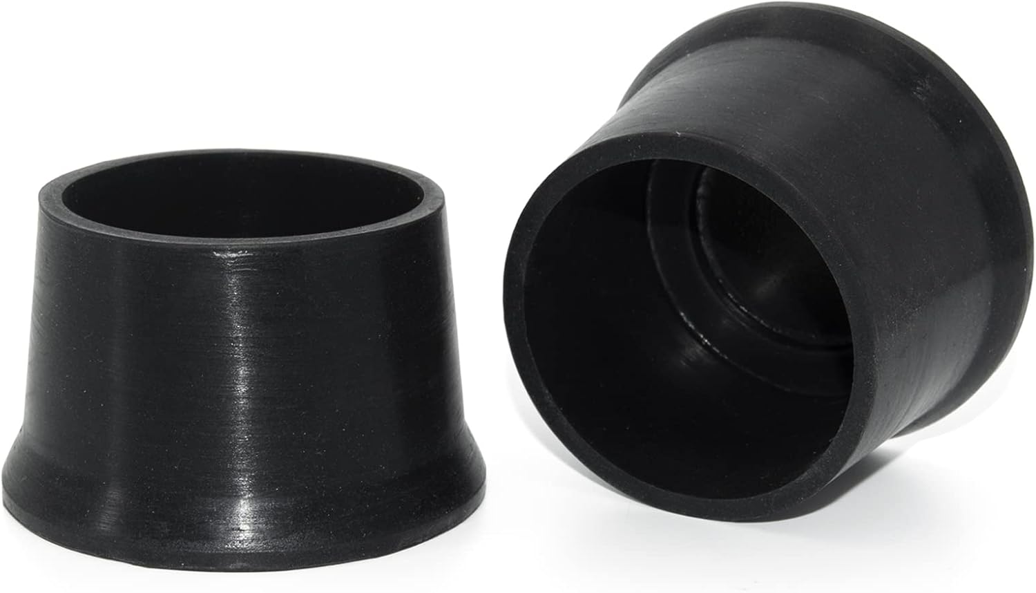 Flyshop 8Pcs Black Durable Silicone Non-Slip Chair Leg Tips Caps Floor Protectors Round Furniture Table Foot Covers 2", 50 mm