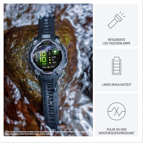 Garmin-Instinct-350mmAMOLEDBlack-Bezel-with-Charcoal-Band - Sparfuchs24.io - Preisvergleich & Top Angebote Online