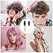 Wig Brush 2 Pcs Wig Brushes for Synthetic Hair Wigs and Human Hair Stainless Steel Wig Wire Detangling Brushes Portable Comb Professional Synthetic Hair Brush Extension Brushes for Women