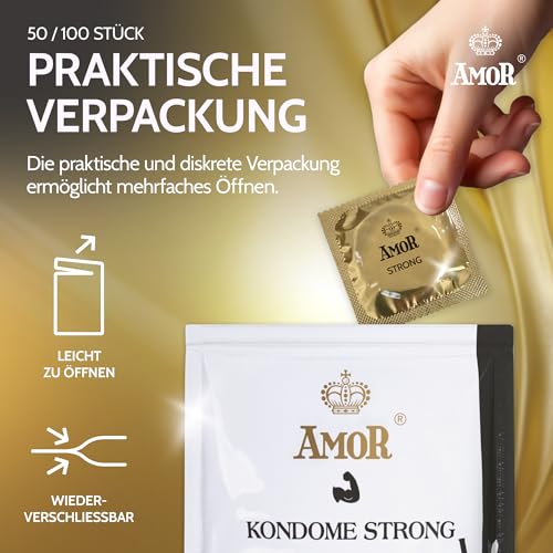 Amor Premium Strong Kondome mit extra starker Wanddicke