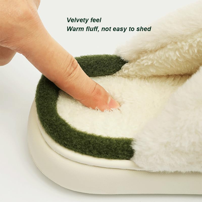 BEDAW Zapatillas De Peluche para Casa Interior, Zapatillas De Algodón para Niños Y Niñas para Parejas