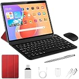 DUODUOGO Tablet with Keyboard, 2 in 1 Tablet 10 inch Android 11 Tablet, Quad-Core Processor, 64GB+4G