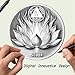 Leafence Lotus Flower Recovery Coin Sober Medallion with Inspirational Quote Recovery Addiction NA AA Chips and Medallions Challenge Coin (Lotus Flower, 4 Years)