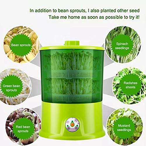 image for oceansEdge11 DIY Bean Sprout Maker Thermostats Green Vegetable Seedlin