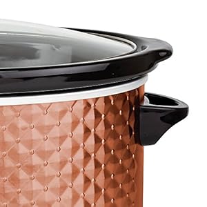 Brentwood Select Slow Cooker, 7 Quart, Copper Brentwood Select Slow Cooker 7 Quart Copper