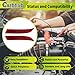 Carbhub Rear Bumper Lens Reflector Cover Housing Compatible with BMW X5 E70 LCI 2011 2012 2013 Left and Right Rear Bumper Reflector Lens Replace 63147240997 63147240998