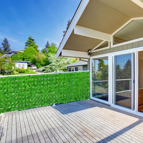 Treillis artificiel vert pour masquer un vis-à-vis et habiller un mur extérieur - 4