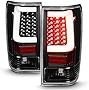 AKKON - For 2004-2015 Nissan Titan Pickup Black Bezel C-Shape LED Tube Tail Brake Light Lamp Assembly