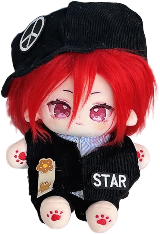 Bachira Plush Figure Doll Anime Plushies Stuffed, Clothes Removable Soft Figure, Mini Cartoon Throw Pillow Cushion Sofa Decoration Birthday Gifts for Fans