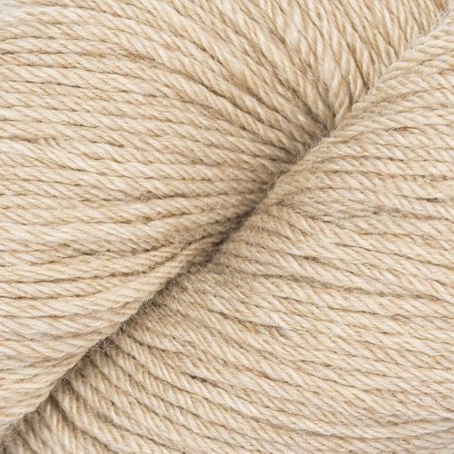 Valley Yarns Huntington - Fingering Weight 75% Merino Wool & 25% Nylon Sock Yarn Ball - 1.76oz (50g), 218yds (199m) - Fawn Beige Brown Color for Crochet, Knitting - Super Soft for Baby Clothes
