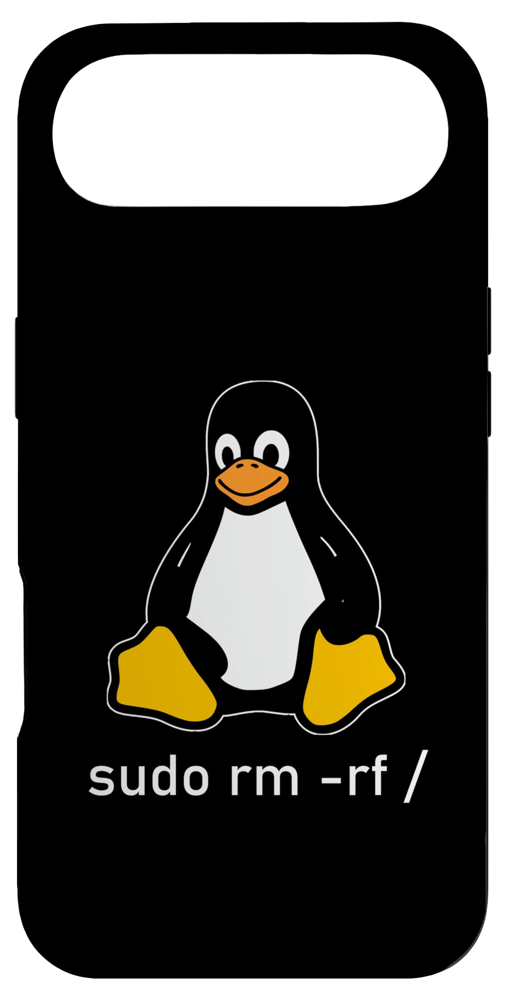 タックスLinuxペンギン-sudorm-rf/コンピューターサイエンスコンピューター Tux Linux スマホケース iPhone Air 用