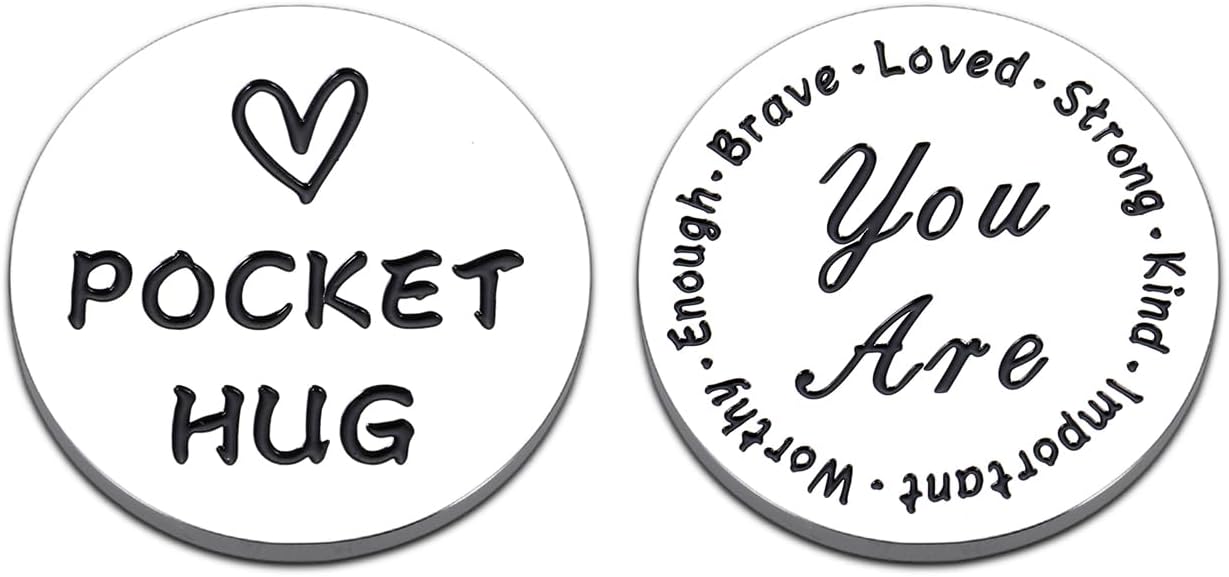 Pocket Hug Token Positive Affirmation Inspire Reminder