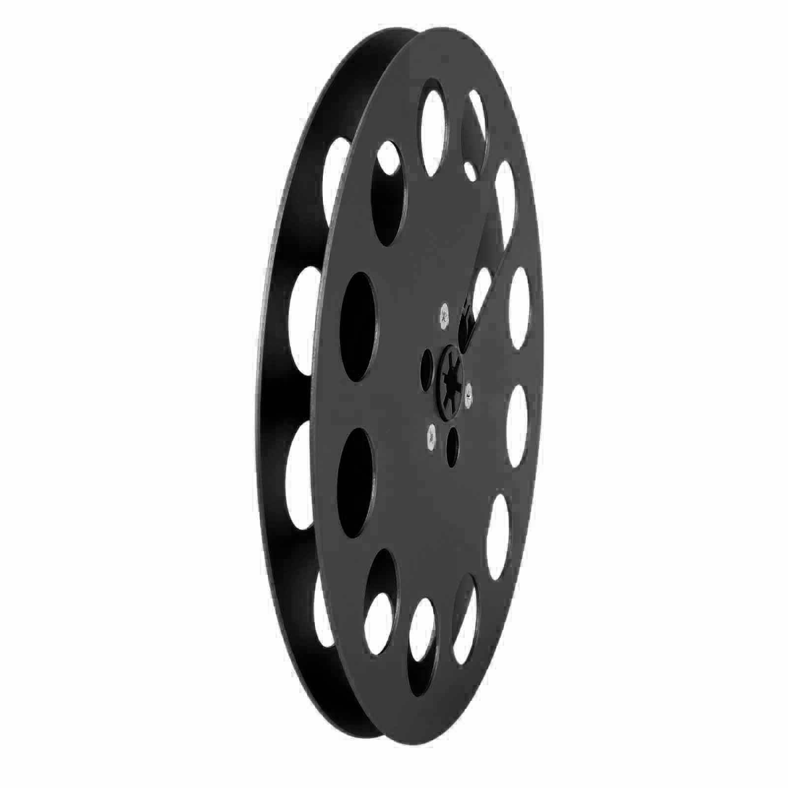 Leere Bandspule, 7 Zoll Leere Aufwickelspule für 1/4-Zoll-Band, Universelle, Hochfeste Offene Aufwickelspule aus Aluminiumlegierung (Black)