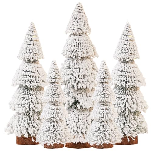 Weihnachtsdeko Tannenbaum 21 5 Stück Weihnachtsbaum Mini Künstlich 15/20/25cm Miniatur Tannenbaum...