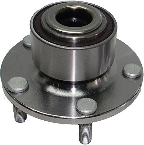 Detroit Axle - Front Wheel Hub and Bearing Assembly 2004-05 Mazda 3 5 Lug W/ABS Fits Models Before 1/1/05