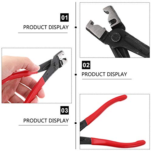 ULTECHNOVO Braçadeira de Mangueira Alicate Ferramenta de Reparo Faixa Plana Giratória para Remoção E