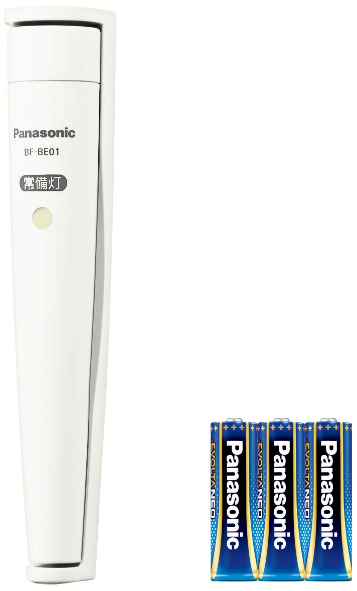 パナソニック LED 懐中電灯 常備灯 乾電池付き ホワイト BF-BE01K-W BF-BE01K-W 概要 - 乾電池エボルタ付き LED常備灯 | LEDライト（懐中