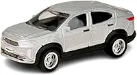 Carro Miniatura 1:64 Fiat Fastback Toro Strada Carrinho Colecionável Pneu Borracha (Fastback Prata)