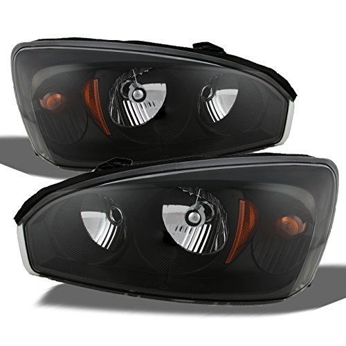 AKKON - For Chevy Malibu OE Replacement Black Bezel Headlights Driver/Passenger Head Lamps Pair New