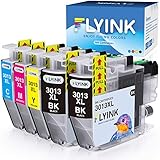 FLYINK lc3013 Ink Cartridge bk/c/m/y Replacement for Brother LC3013 LC3011 for Brother MFC-J491DW...