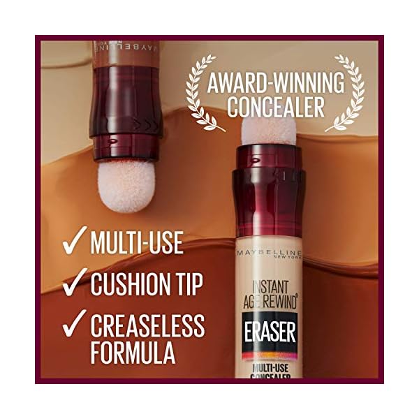 Maybelline Instant Age Rewind Eraser Dark Circles Treatment Multi-Use Concealer, 110, 1 Count (Packaging May Vary)