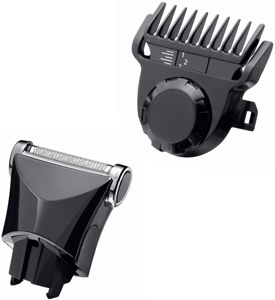 Remington Barttrimmer Set Herren MB4110 (inkl. 2 Aufsteckköpfe: Präzisionsklinge&Folienrasieraufsatz, Netz-/Lithium Ionen Akkubetrieb, USB-Ladefunktion inkl. Kabel + Tasche) Bartschneide Set - Image 6