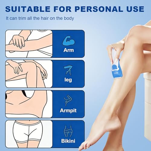Image of FBO Baby Hair Clipper, Professional Quiet Waterproof Painless Body Hair Trimmer, Multi-Purpose Grooming Kit for Infants, Toddlers & Adults, Home and Salon Use, Blue Bear