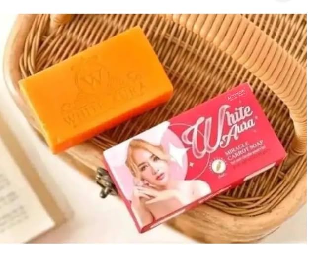 White Auro Soap 160g – Brightening & Whitening Face and Body Bar for Radiant Skin-image-46