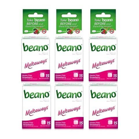 Beano Meltaways Strawberry 15 ea (Pack of 6) Cover