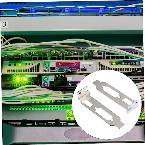 20 piezas de cubiertas para ranuras PCI para gabinete de computadora, placa de ventilación de acero para sistemas ATX, fácil de instalar y limpiar miniatura 7