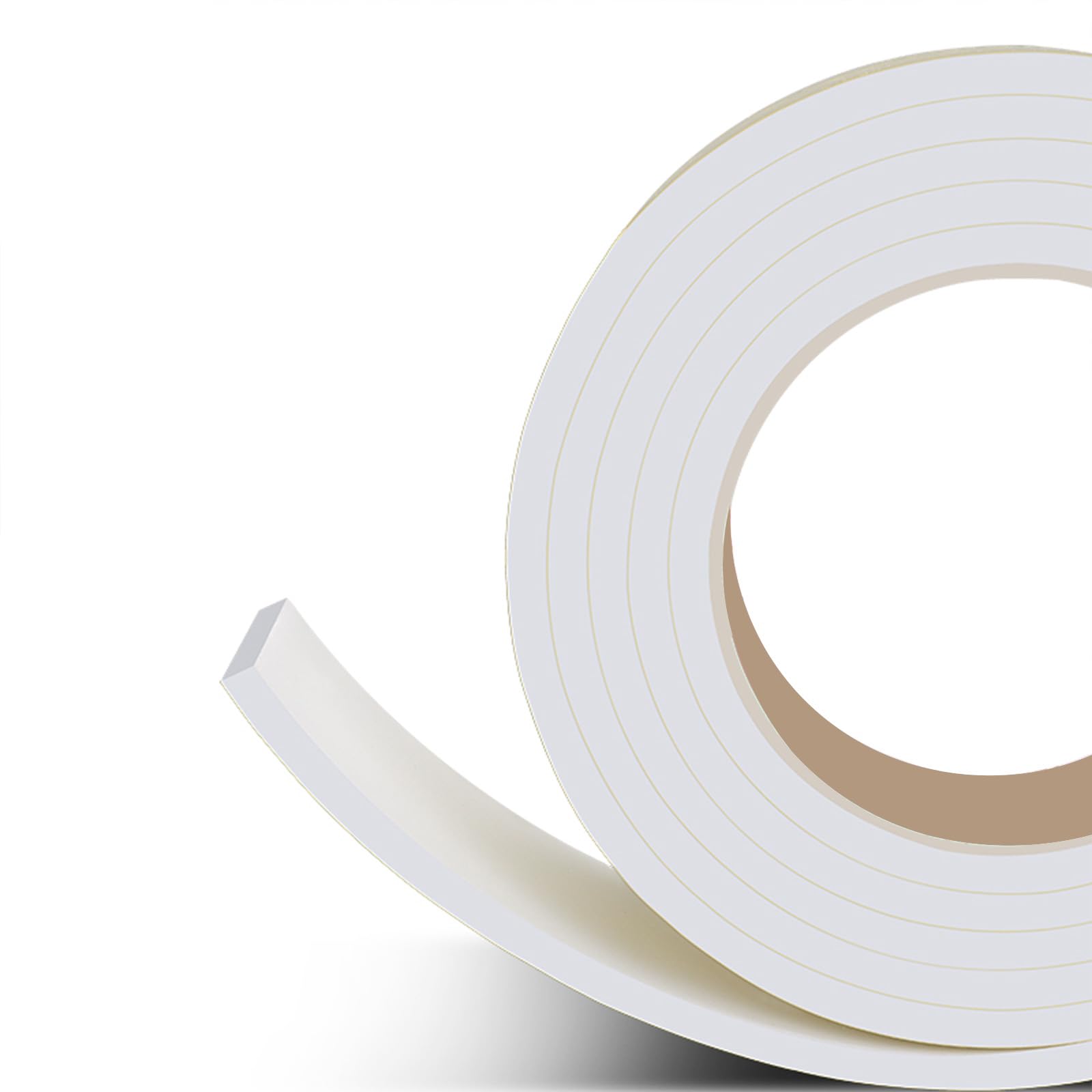 Cinta de espuma autoadhesiva para burletes, Cinta de espuma EPDM Tira sellado autoadhesiva 10 mm x (10-50)(10mmx20mm)