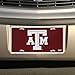 Texas A&M Aggies Maroon Metal License Plate