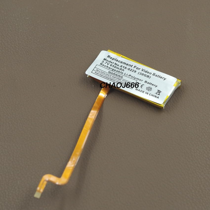 Mountrest 650mAh Li-ion Battery Repair Replacement for iPod 6th 7th Classic A1238 80GB 120GB Thin 160GB