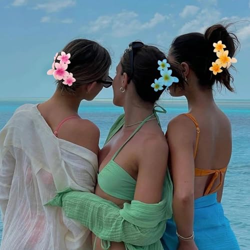 Pinzas para cabello flores 4 piezas para mujer miniatura 4