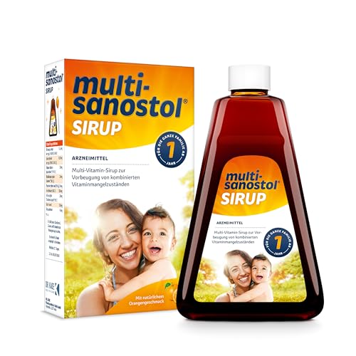 Multi-Sanostol Sirup: Multivitaminpräparat für Kinder ab 1 Jahr zur Vorbeugung von kombinierten Vitaminmangelzuständen