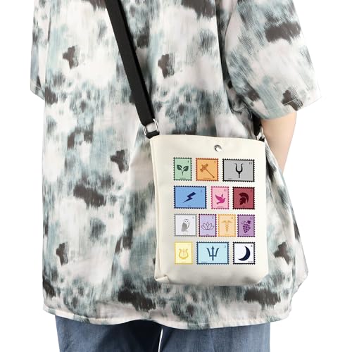 WCGXKO Percy Movie Gift Ancient Greek Inspired Crossbody Bag Greek Mythology Gifts Camp Half-Blood Charm Gift3