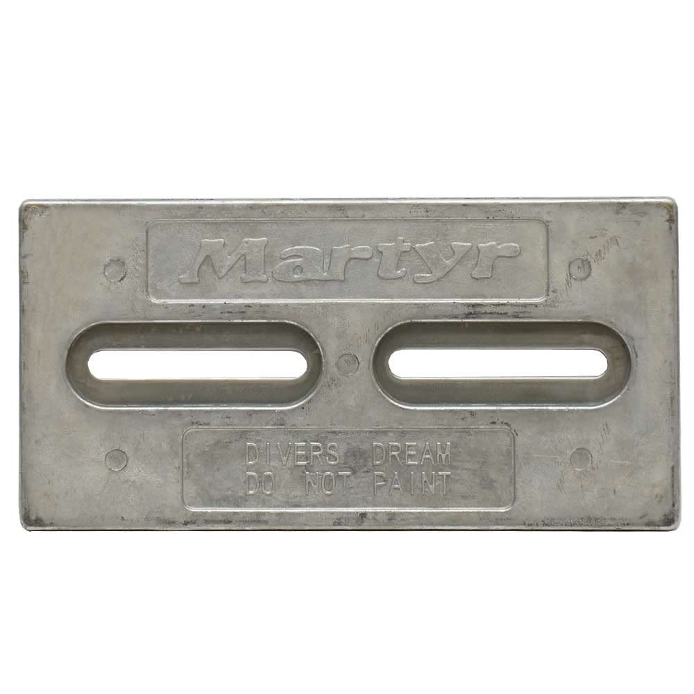 Martyr CMDIVERZ, Zinc Alloy Pleasurecraft Divers Dream Slotted Bolt-on Plate anode