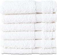 Vista 64 de Hencely Juego de 2 toallas de mano de lujo (16 x 28 pulgadas), algodón turco suave, absorbente, de secado rápido, para cara, cuerpo, cocina y baño