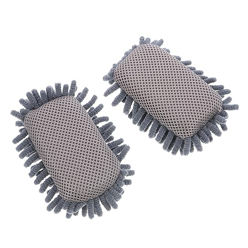 Housoutil 2 Pack Snowflake Cleaning Sponge Blackboard Eraser Erase Board Dry Erase Erasers Bulk Cleaner Kit